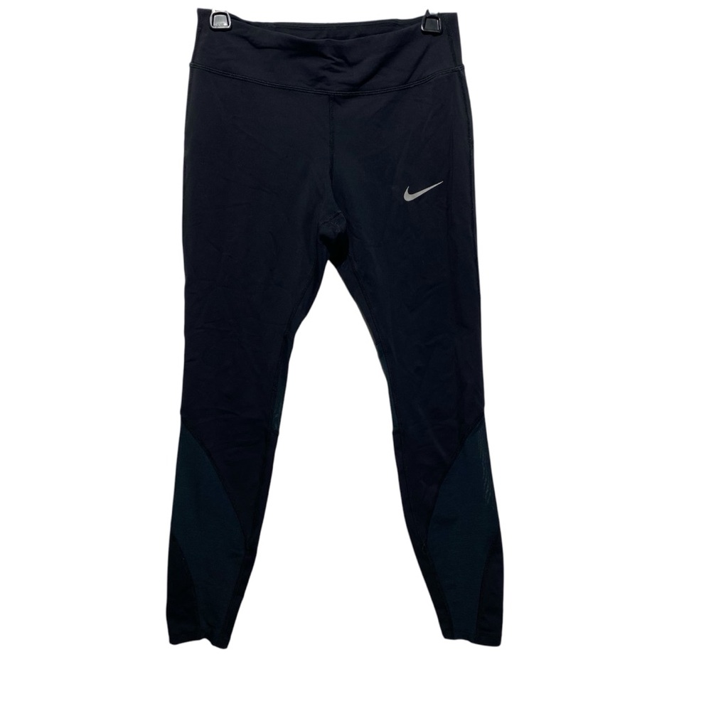 Nike Running Dri-Fit Leggings Athletic Bottoms Black Women's Medium